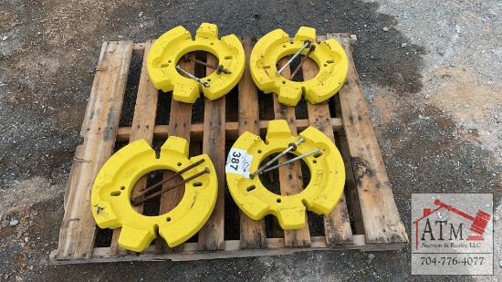 (4) John Deere 3156 Wheel Weights