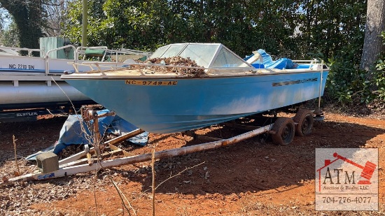20' Apollo Boat on Lincoln Custom Trailer