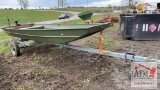 1436 Jon Boat Mastercraft w/ Mincoota Motor