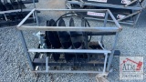 NEW JCT Auger w/Bits - Skidsteer Attachment