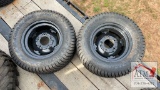 (2) NEW Carlisle Mower Wheel Assembly