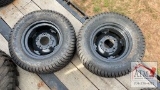 (2) NEW Carlisle Mower Wheel Assembly