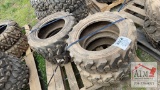 (4) Skidsteer Tires