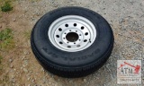(1) New 235/80R-16 10-Ply 8 Lug - Tire/Wheel Assy