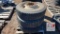 (3) 295/75R22.5 Tires with 10 Lug Wheels