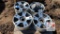 (4) Ford 18” 6 Lug Wheels with Center Caps