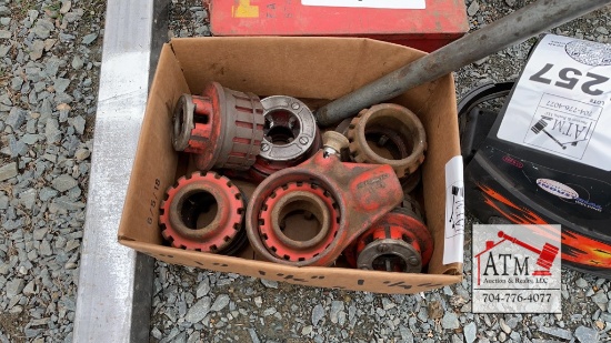 Ratcheting Pipe Cutter Dies Threader
