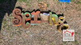 Metal Spring Sign