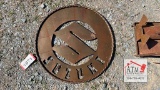 Metal Suzuki Sign