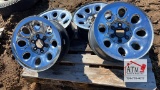 (4) 6 Lug 17” x 7.5 Wheels