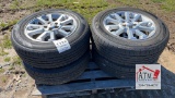 (4) Ford 5 Lug 235/65R18 Tires