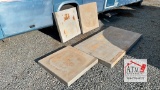 (4) HVAC Condenser Composite Pads