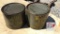 (2) 5 Lb Military Grease Cans (1960’s)