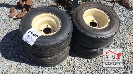 (4)  4-Lug 19x8.5 Tires