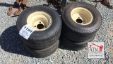 (4)  4-Lug 19x8.5 Tires