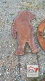 Metal Standup Bear