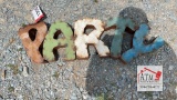Metal Party Sign