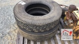 (2) 11R22.5 Tires