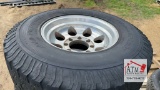 (4) 33/12.50R16.5 Tires & Wheels