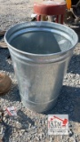 Metal Trash Can