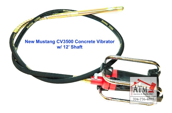 NEW Mustang CV3500 Concrete Vibrator