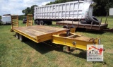 16' + 4' Dovetail Dual Tandem Equipment Trailer