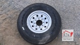 (1) New 235/85R-16 14-Ply 8 Lug - Tire/Wheel Assy