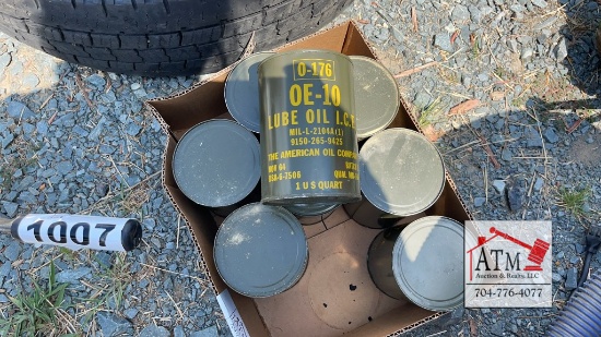 (7) Military Oil Cans