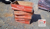 (5) Antique Coca-Cola Crates