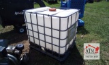 200 Gallon Tote on Metal Cage/Pallet