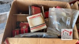 Box of Misc Lawn Mower Parts