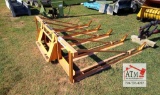 Square Bale Mover - Skidsteer Attachment