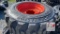 (4) 12-16.5 Skidsteer Tires on Bobcat Wheels