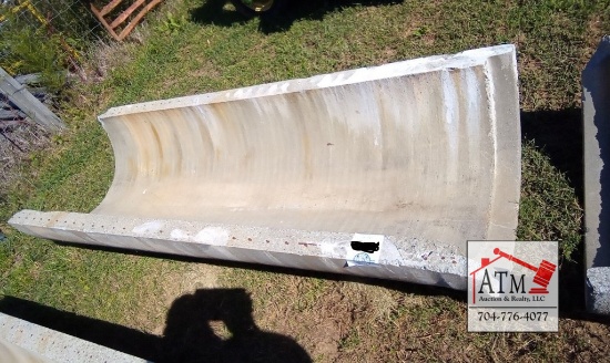 Concrete Cattle Feeder (Half Pipe)