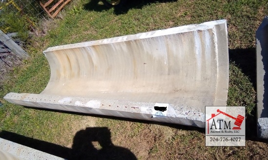 Concrete Cattle Feeder (Half Pipe)
