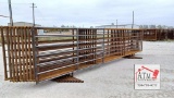 Continuous 24' Livestock Fence Panel w/ 10' Gate