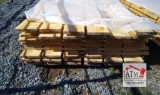 (54) 1x8x10' Rough Cut Pine Lumber