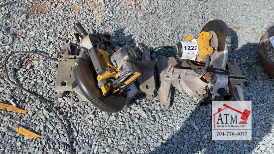 (2) DeWalt Miter Saws