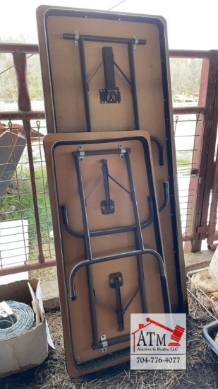 (2) Folding Tables