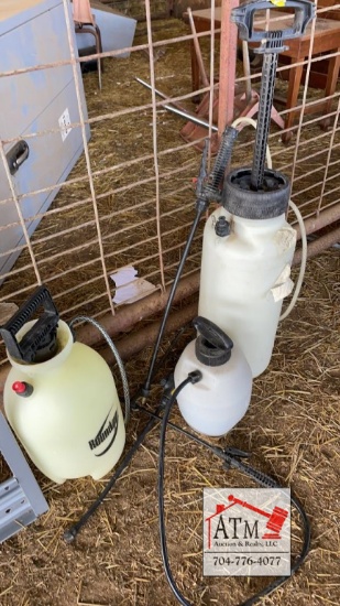 (3) Hand Pump Sprayers