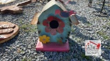 Metal Art Hanging Bird House