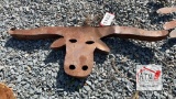 Metal Art Bull Wall Hanger
