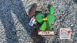 Metal Art Welcome Sign