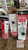 (3) Swing-Back Boat Trailer Jacks