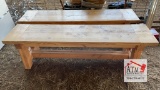 (2) Wooden Benches