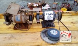 (2) Bench Grinders w/ Discs & Saw Blades