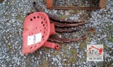 Tractor Seat & (4) Small Trailer Springs