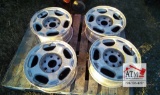 (4) 6-Lug Chevy Wheels