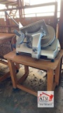 Hobart Meat Slicer and Rolling Table