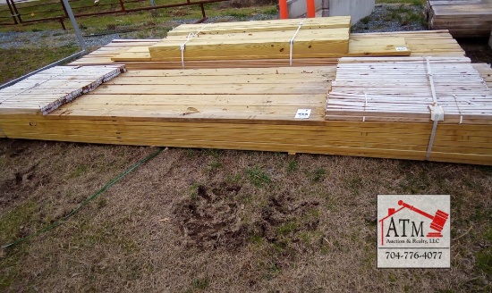 (35) 2x10x16' & (142) 2x2x42" Treated Lumber